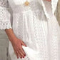 [Vendite calde] Abito in pizzo con scollo a V e dettaglio cut-out
