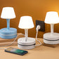 Lampada da notte con prese AC e porte USB