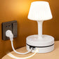 Lampada da notte con prese AC e porte USB