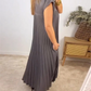 ✨Saldi Speciali 49% DI SCONTO🔥Abito donna plissettato semplice ed elegante