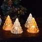 Mini albero di Natale in cristallo a LED