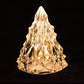 Mini albero di Natale in cristallo a LED