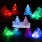 Mini albero di Natale in cristallo a LED