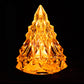 Mini albero di Natale in cristallo a LED