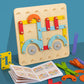 Montessori-Steckbrettpuzzle 🎅Weihnachtsgeschenkidee!🎁Kostenloser Versand