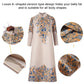 Elegantes Kleid mit Faltendruck