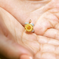 Anello con Girasole e Ape | Argento 925（Biglietto di auguri+scatola regalo）